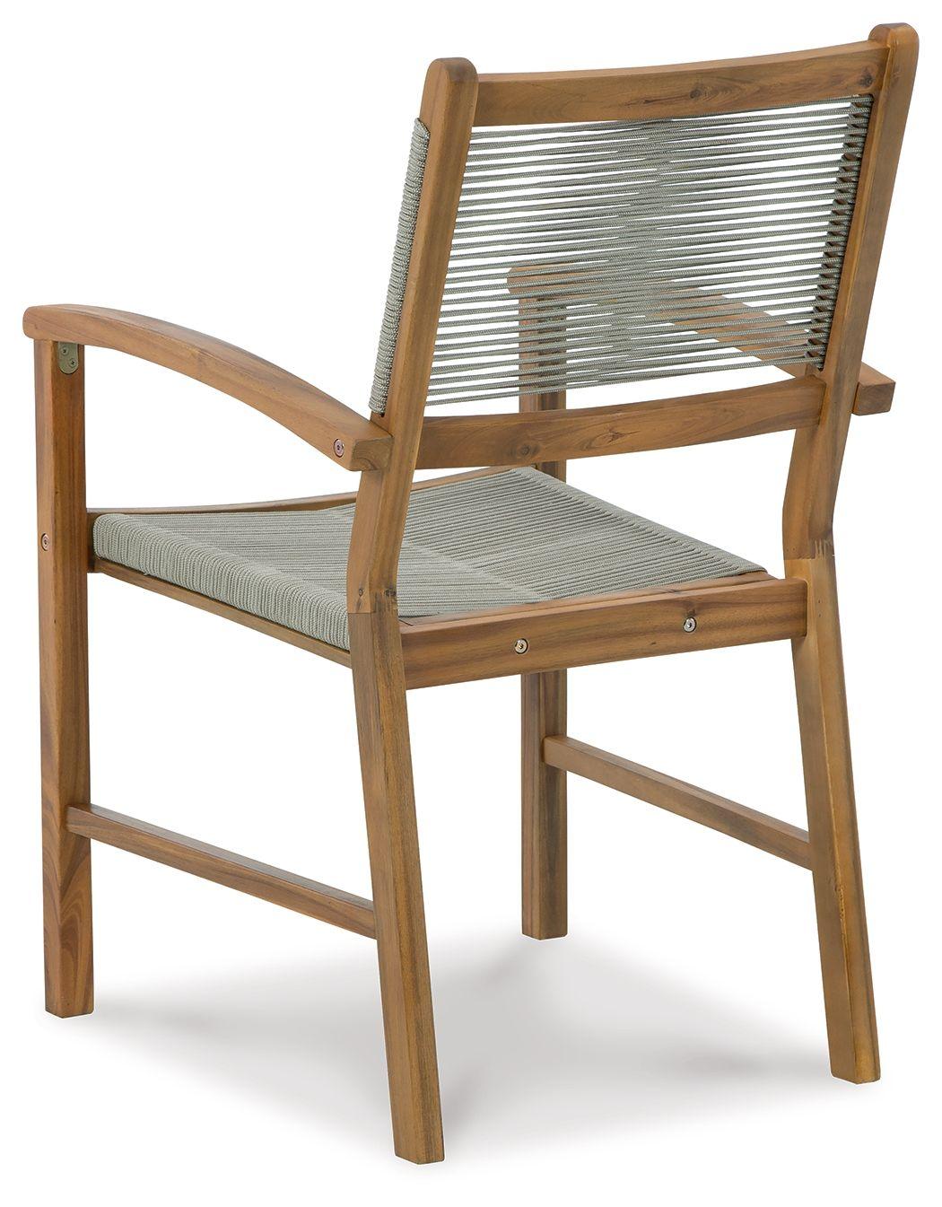 Signature Design by Ashley® - Janiyah - Rope Back Arm Chair - 5th Avenue Furniture