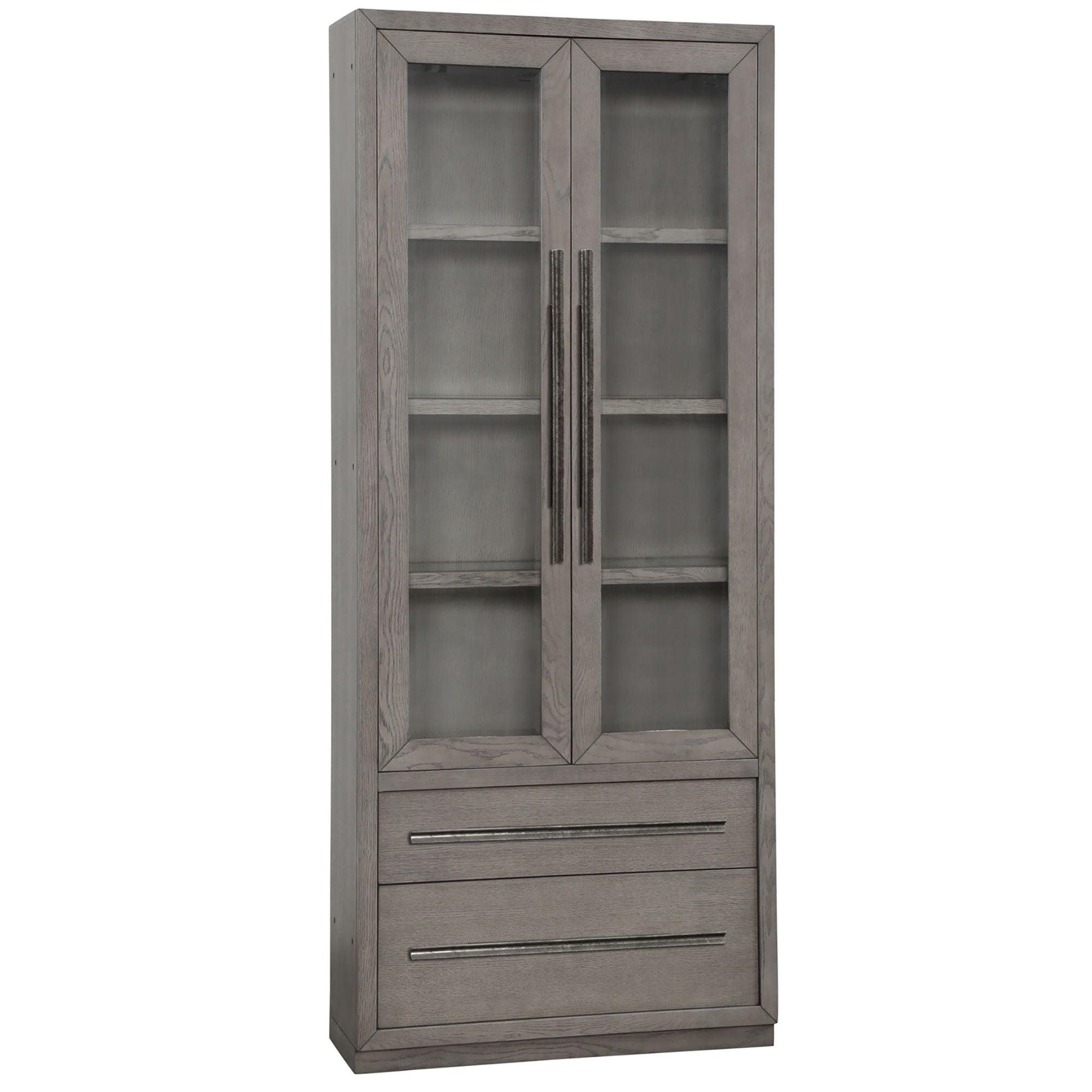 Parker House - Pure Modern - Glass Door Cabinet - Moonstone - 5th Avenue Furniture
