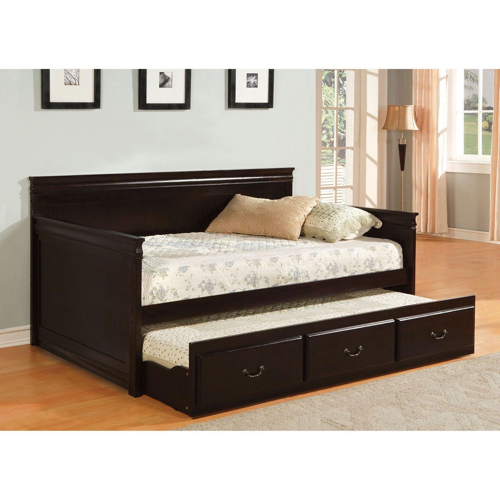 Furniture of America - Sahara - Daybed With Twin Trundle - Espresso - 5th Avenue Furniture