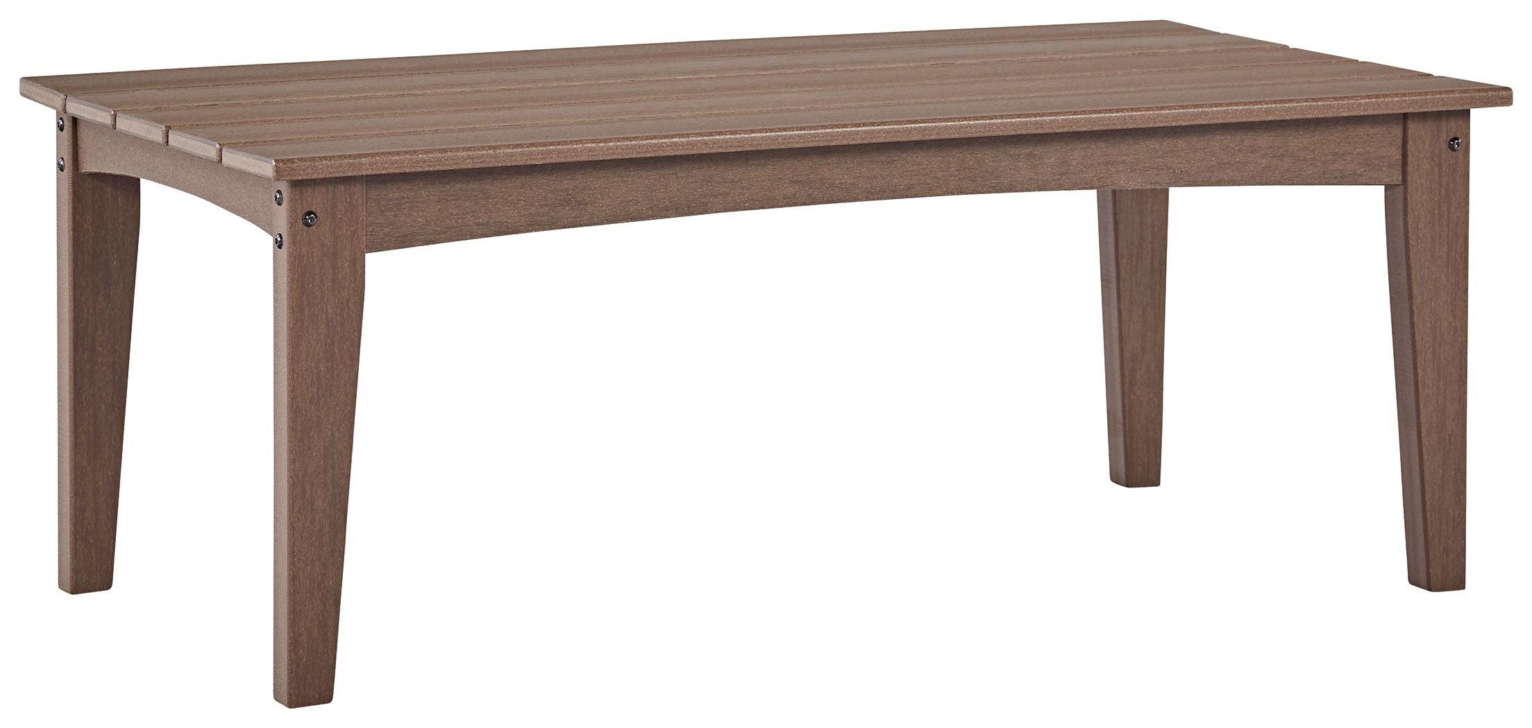 Signature Design by Ashley® - Emmeline - Brown - Rectangular Cocktail Table - 5th Avenue Furniture