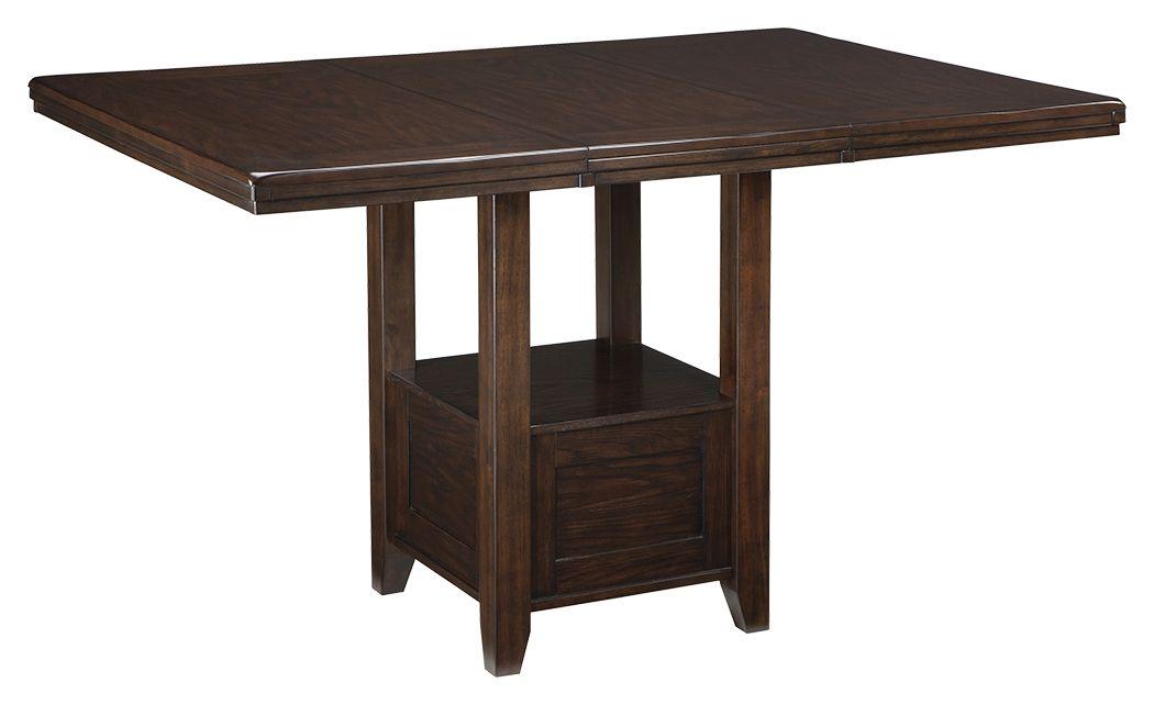 Ashley Furniture - Haddigan - Dark Brown - Rectangular Dining Room Counter Extension Table - 5th Avenue Furniture