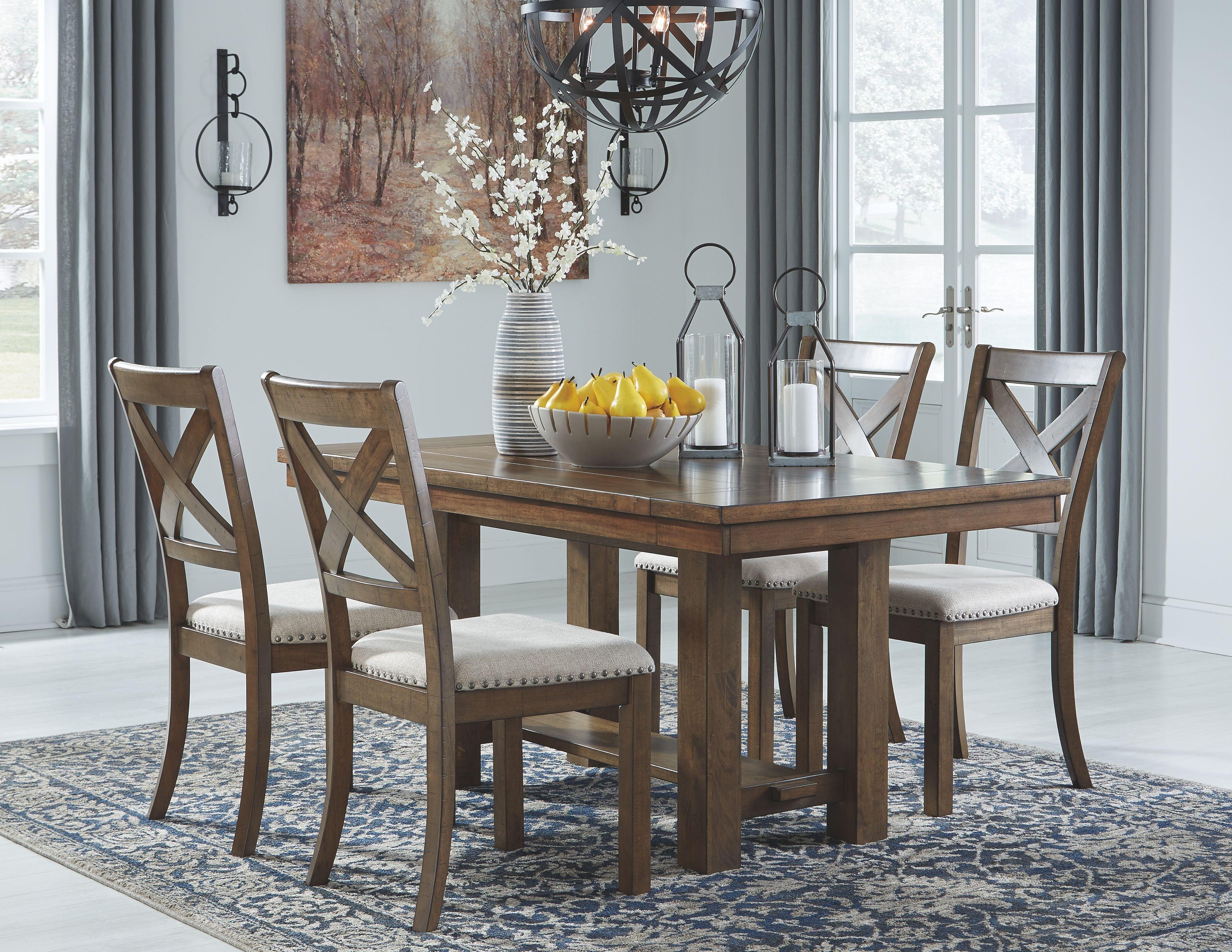 Signature Design by Ashley® - Moriville - Rectangular Dining Table Set - 5th Avenue Furniture