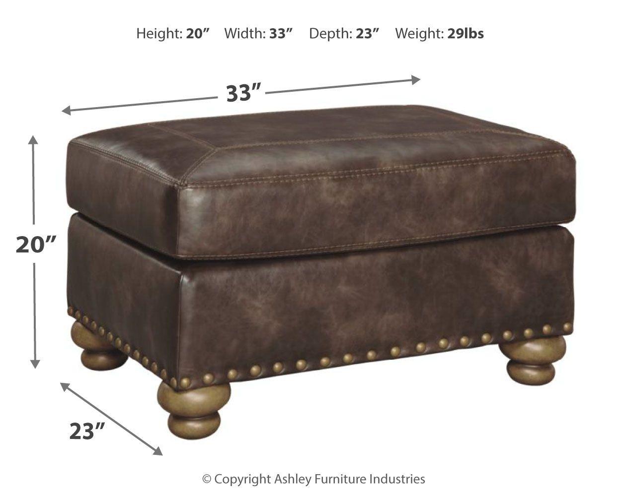 Ashley Furniture - Nicorvo - Coffee - Ottoman - 5th Avenue Furniture