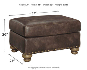 Ashley Furniture - Nicorvo - Coffee - Ottoman - 5th Avenue Furniture