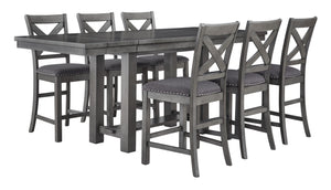 Signature Design by Ashley® - Myshanna - Counter Dining Set - 5th Avenue Furniture