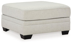 Signature Design by Ashley® - Huntsworth - Dove Gray - Oversized Accent Ottoman - 5th Avenue Furniture