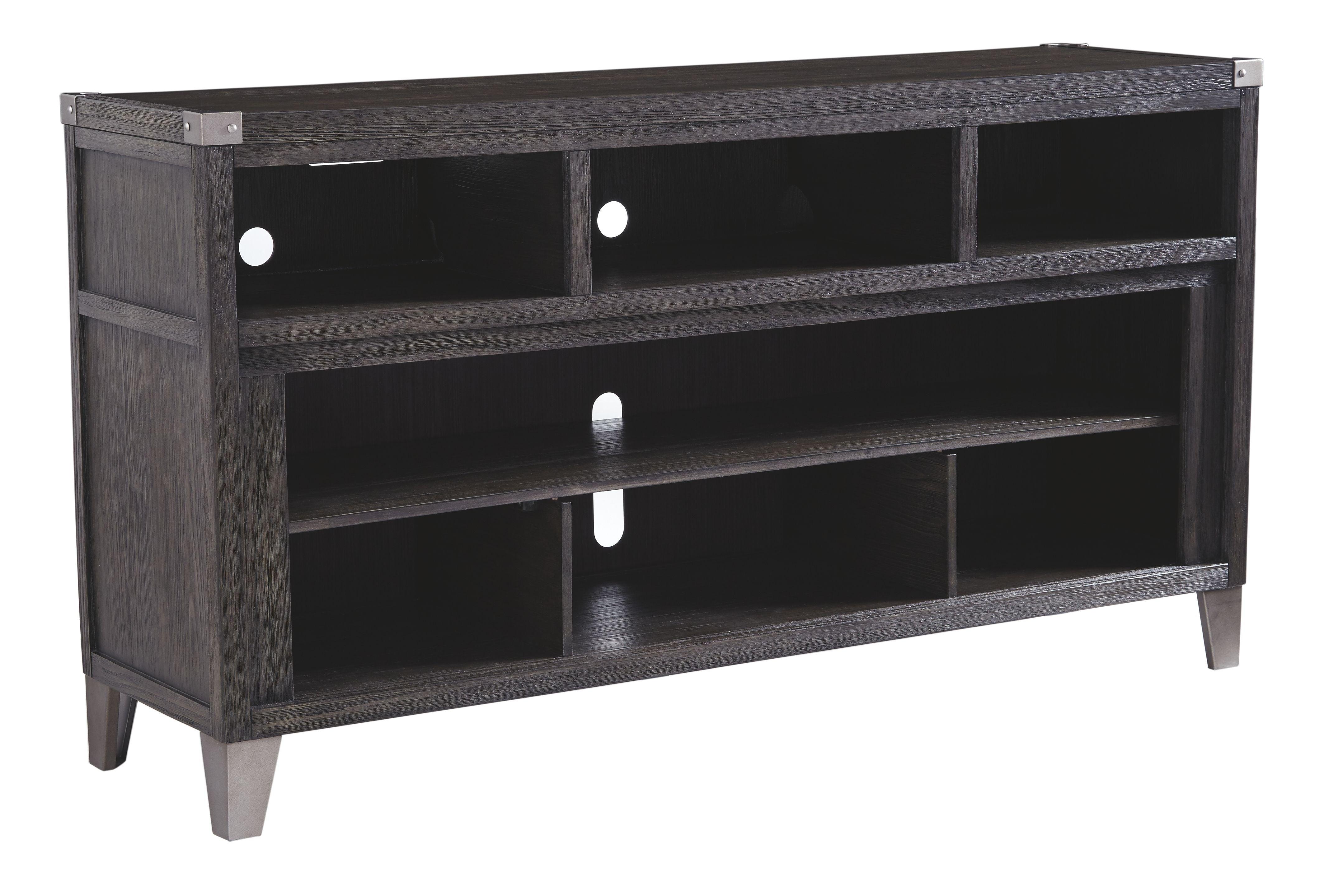 Ashley Furniture - Todoe - Gray - LG TV Stand W/Fireplace Option - 5th Avenue Furniture