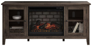 Signature Design by Ashley® - Arlenbry - TV Stand With Fireplace - 5th Avenue Furniture