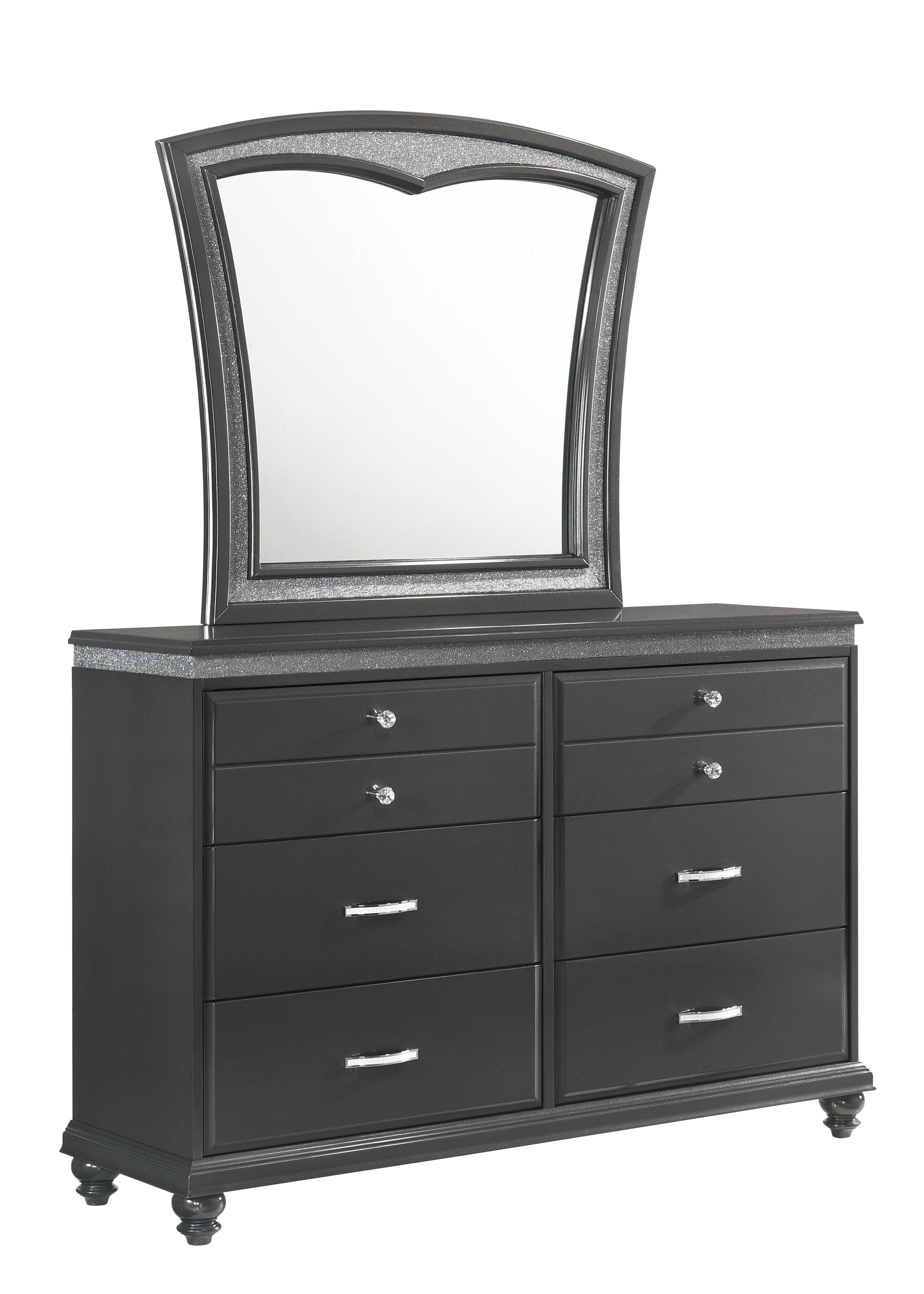 Crown Mark - Frampton - Dresser, Mirror - 5th Avenue Furniture