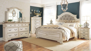 Signature Design by Ashley® - Realyn - Upholstered Panel Bed - 5th Avenue Furniture