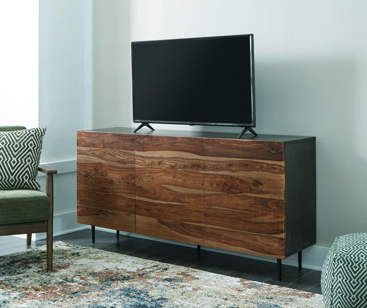 Signature Design by Ashley® - Darrey - Natural / Brown - Accent Cabinet - 5th Avenue Furniture