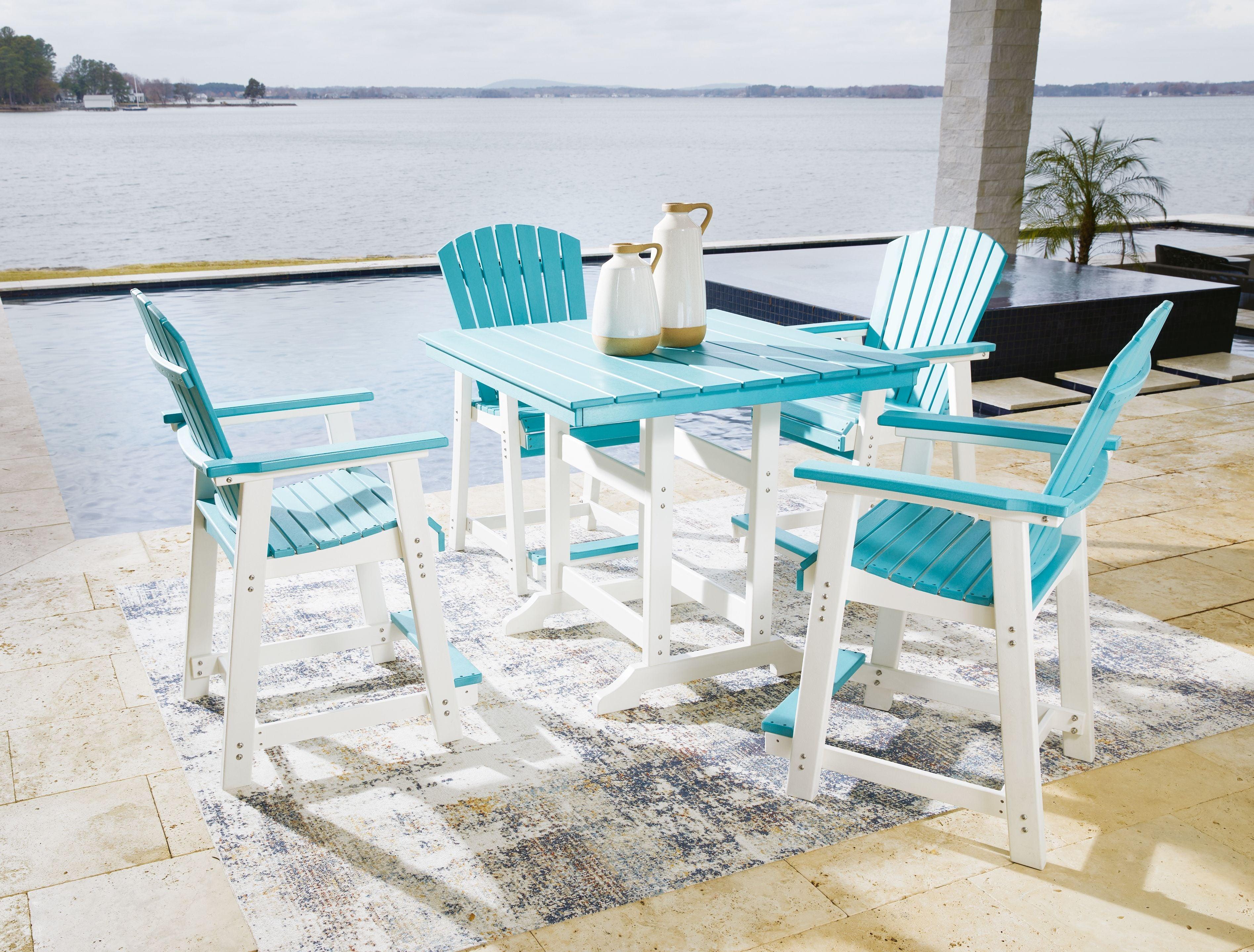 Signature Design by Ashley® - Eisely - Outdoor Dining Set - 5th Avenue Furniture