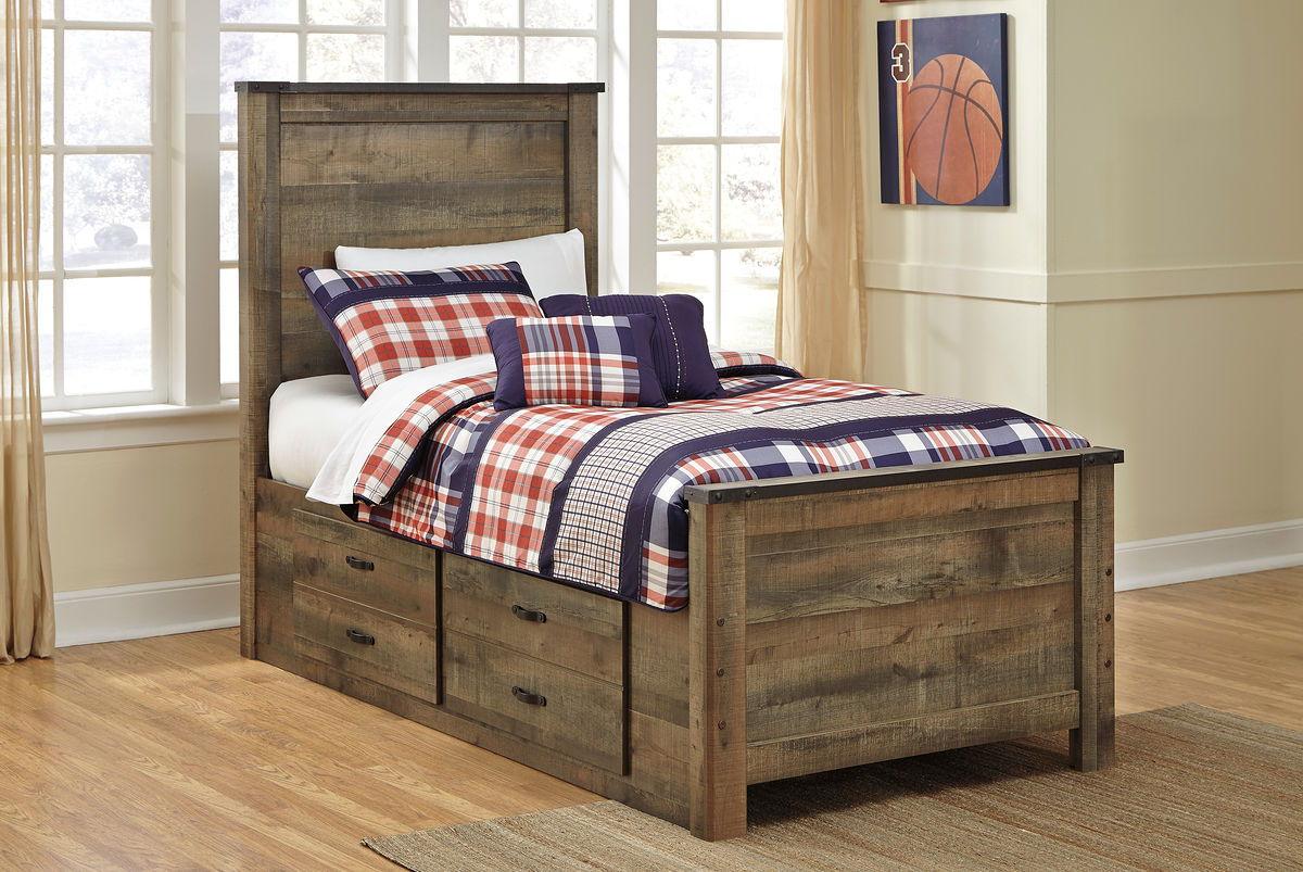 Signature Design by Ashley® - Trinell - Panel Bed - 5th Avenue Furniture