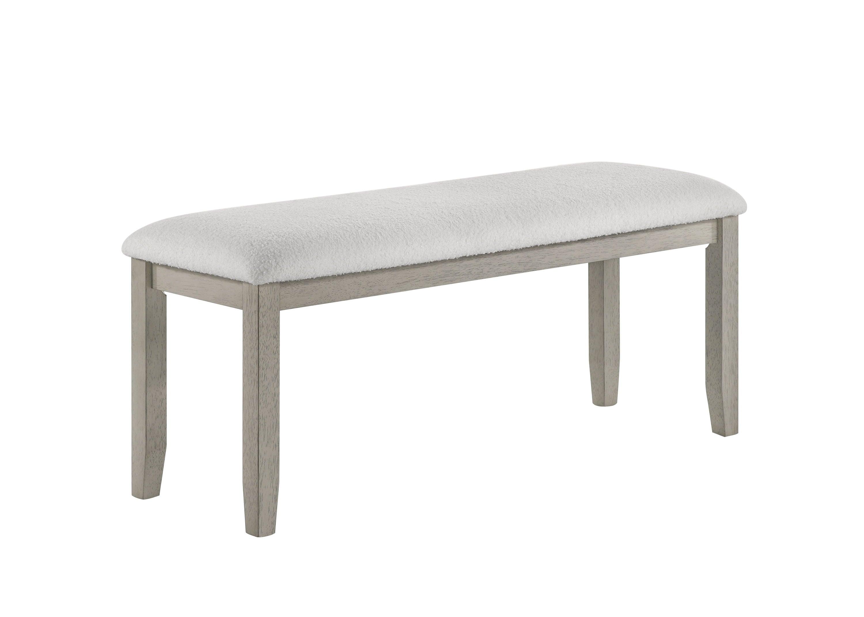 Crown Mark - Torrie - Bench - Pearl Silver - 5th Avenue Furniture