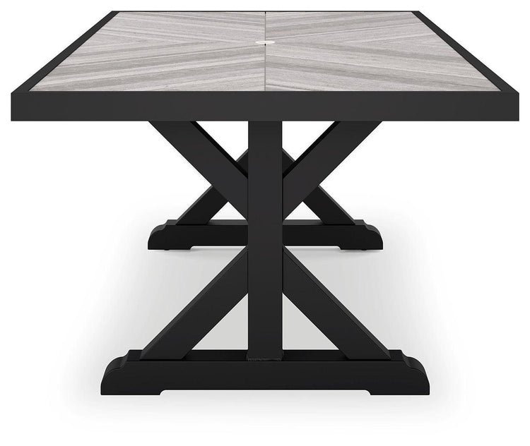 Ashley Furniture - Beachcroft - Rect Dining Table W/Umb Opt - 5th Avenue Furniture