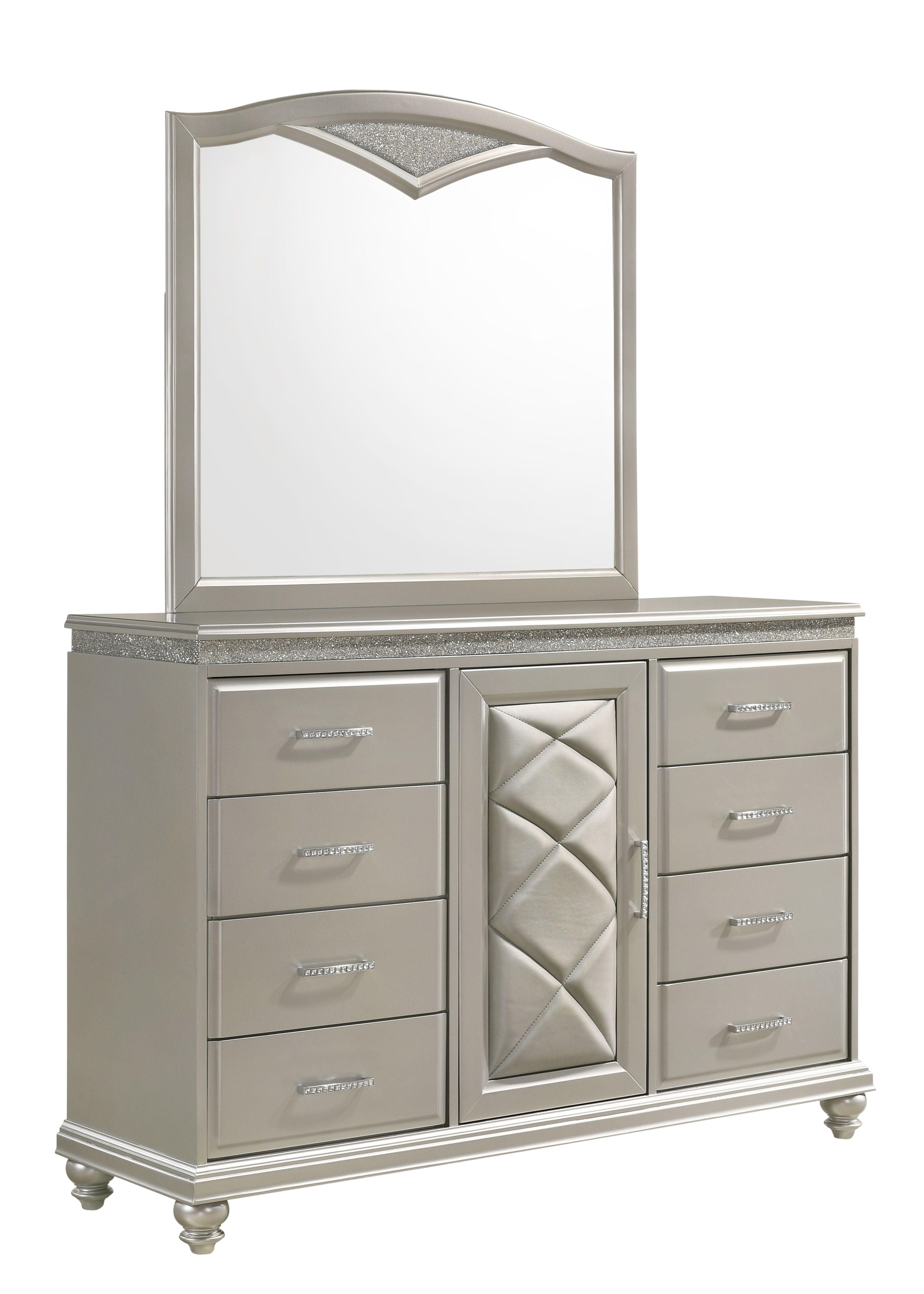 Crown Mark - Valiant - Dresser, Mirror - 5th Avenue Furniture
