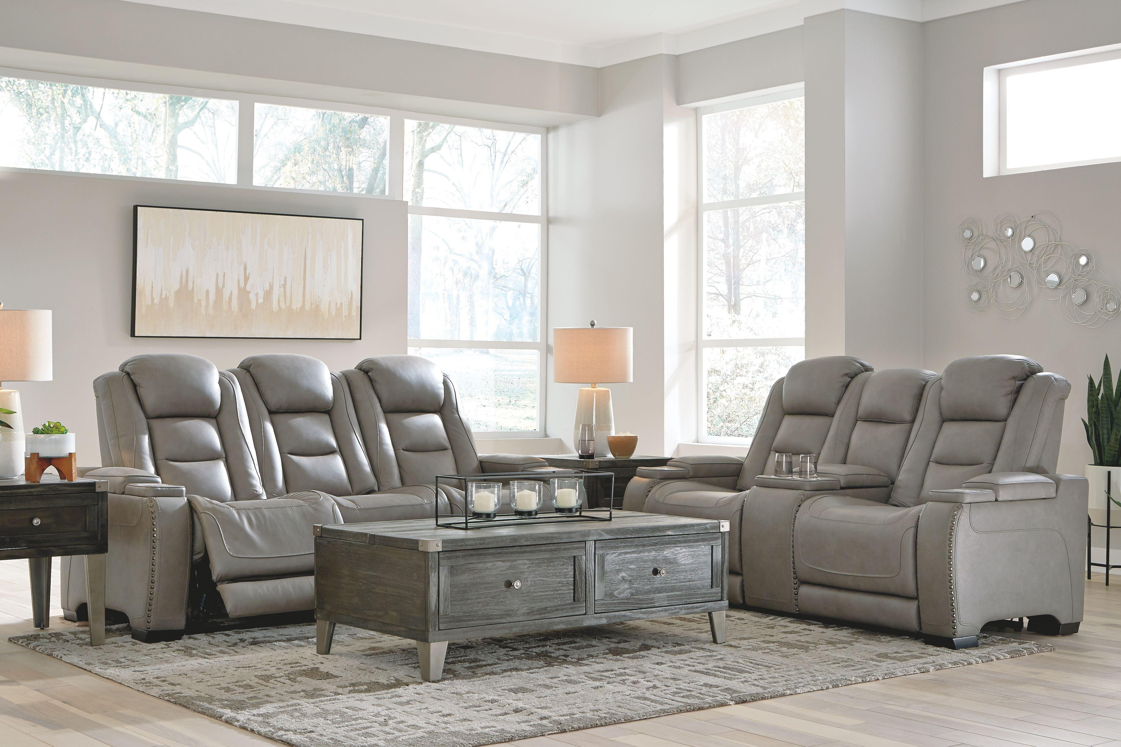 Signature Design by Ashley® - The Man-den - Reclining Living Room Set - 5th Avenue Furniture