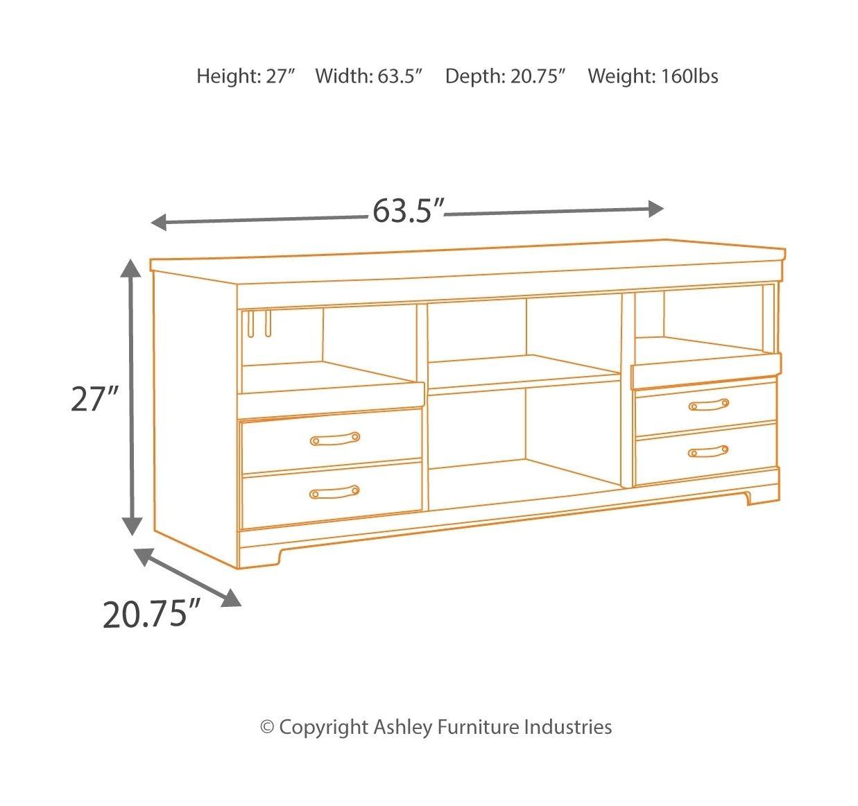 Signature Design by Ashley® - Trinell - Entertainment Center - 5th Avenue Furniture