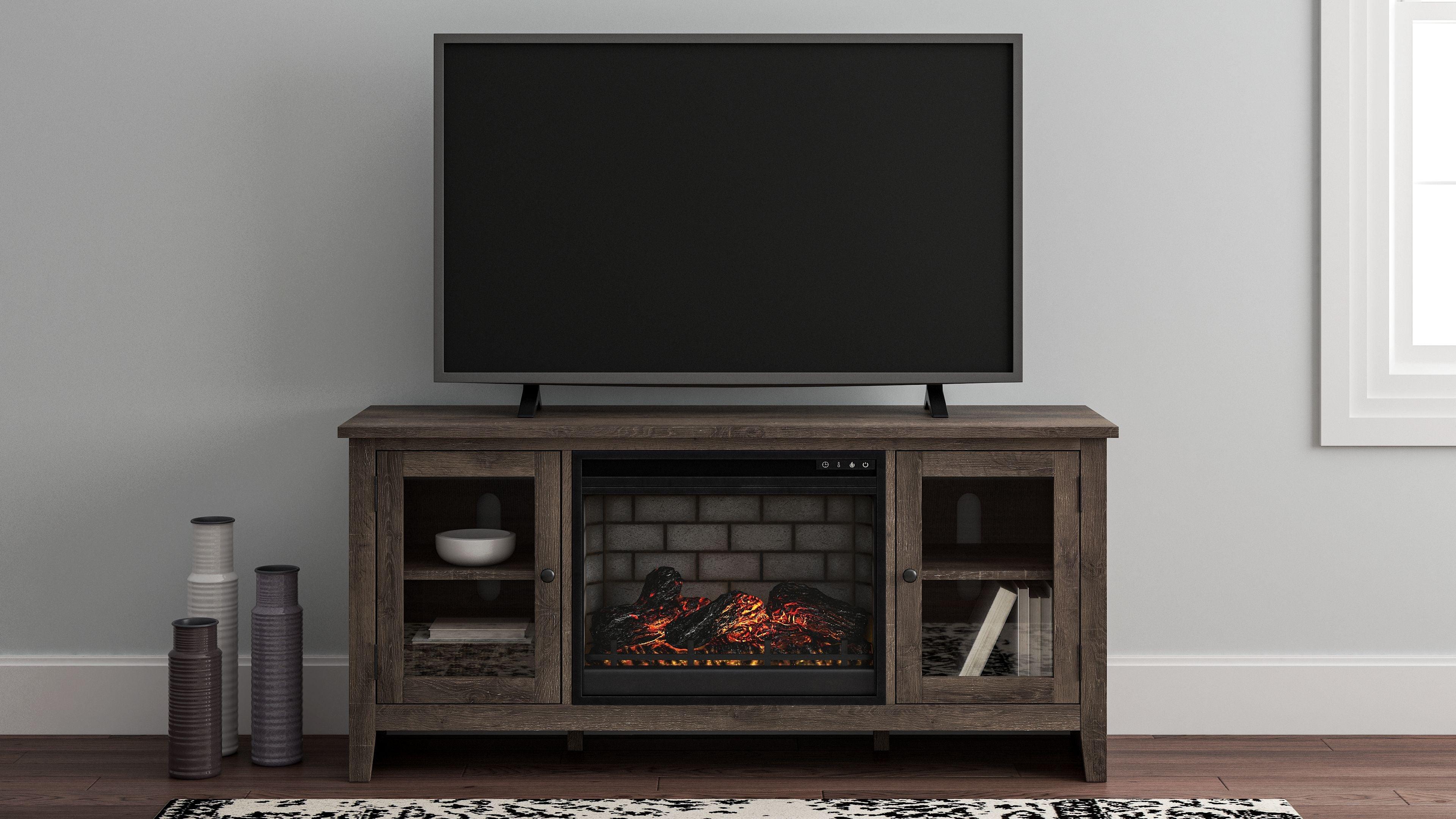 Signature Design by Ashley® - Arlenbry - TV Stand With Fireplace - 5th Avenue Furniture