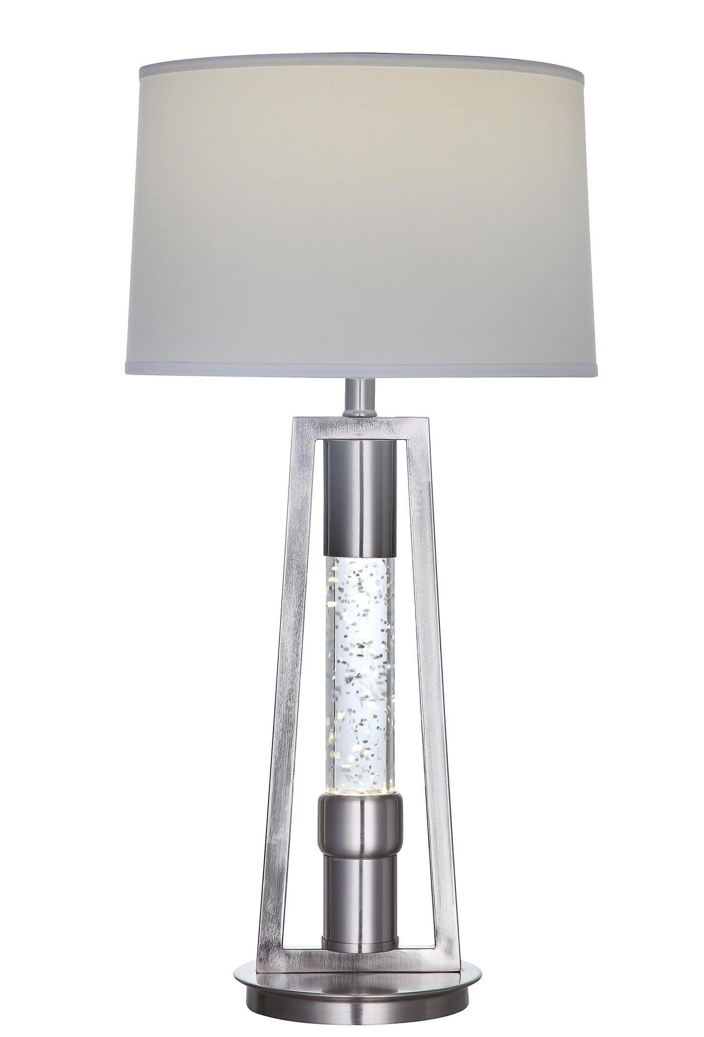 ACME - Ovesen - Table Lamp - Brushed Nickel - 5th Avenue Furniture