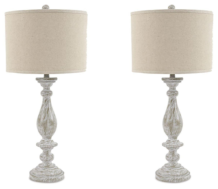 Ashley Furniture - Bernadate - Table Lamp (Set of 2) - 5th Avenue Furniture