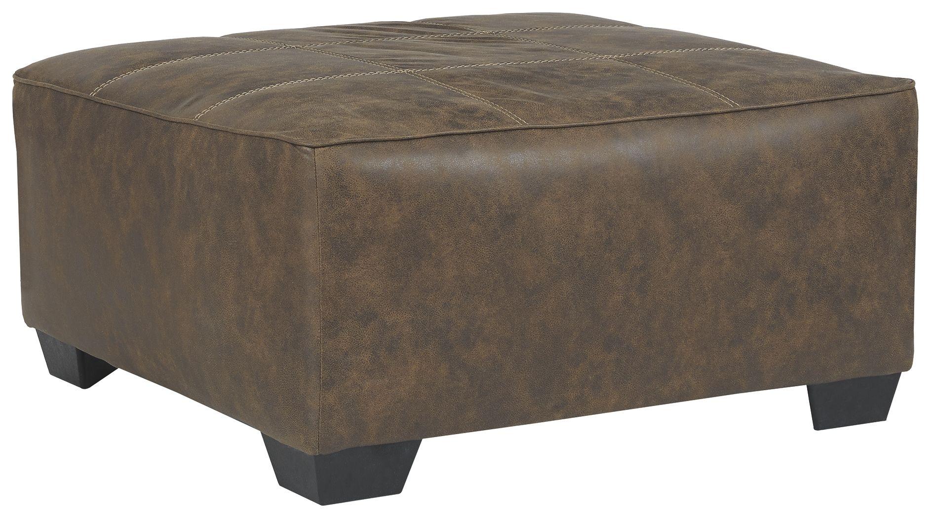 Ashley Furniture - Abalone - Chocolate - Oversized Accent Ottoman - 5th Avenue Furniture