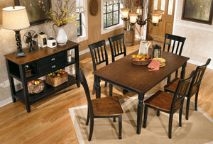 Signature Design by Ashley® - Owingsville - Dining Room Table Set - 5th Avenue Furniture