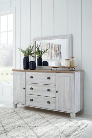 Signature Design by Ashley® - Haven Bay - Dresser, Mirror - 5th Avenue Furniture
