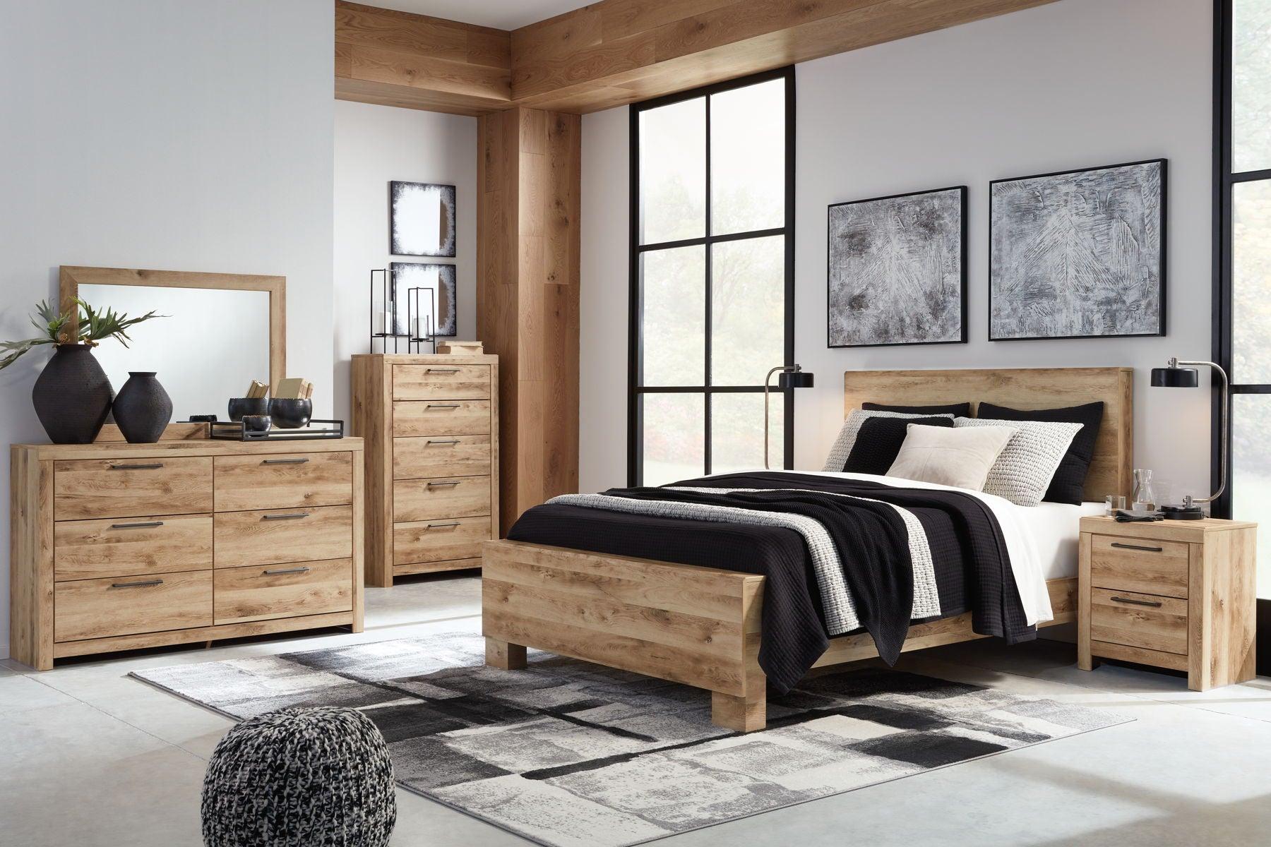 Signature Design by Ashley® - Hyanna - Dresser, Mirror, Panel Bed - 5th Avenue Furniture