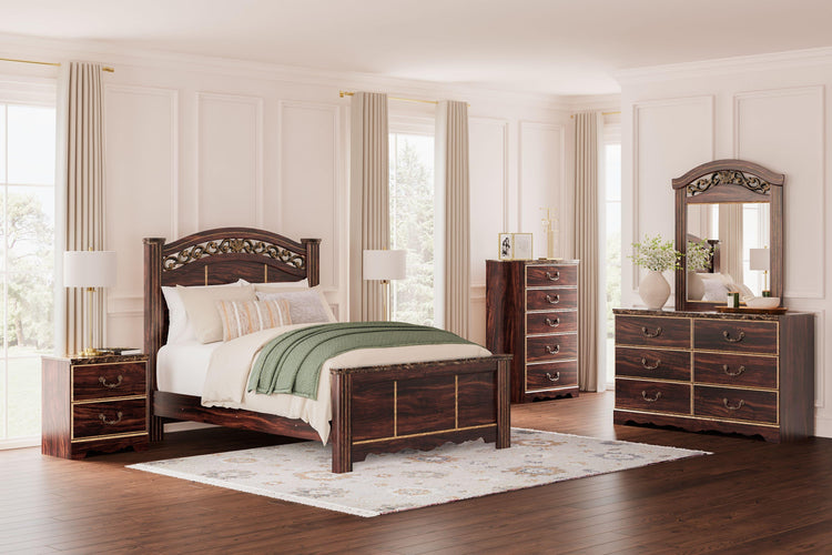 Signature Design by Ashley® - Glosmount - Poster Bedroom Set - 5th Avenue Furniture