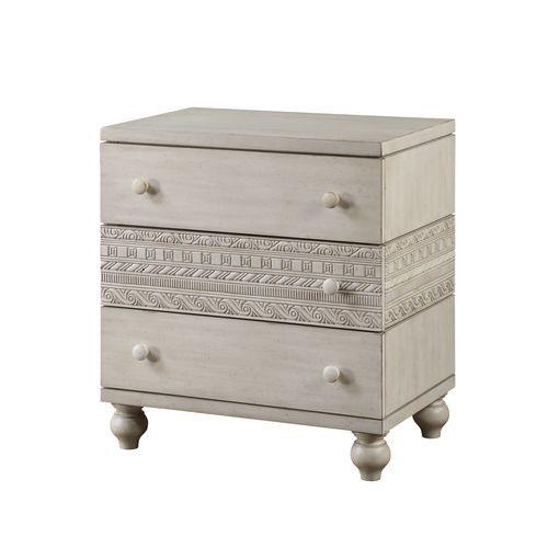 ACME - Roselyne - Nightstand - Antique White Finish - 5th Avenue Furniture