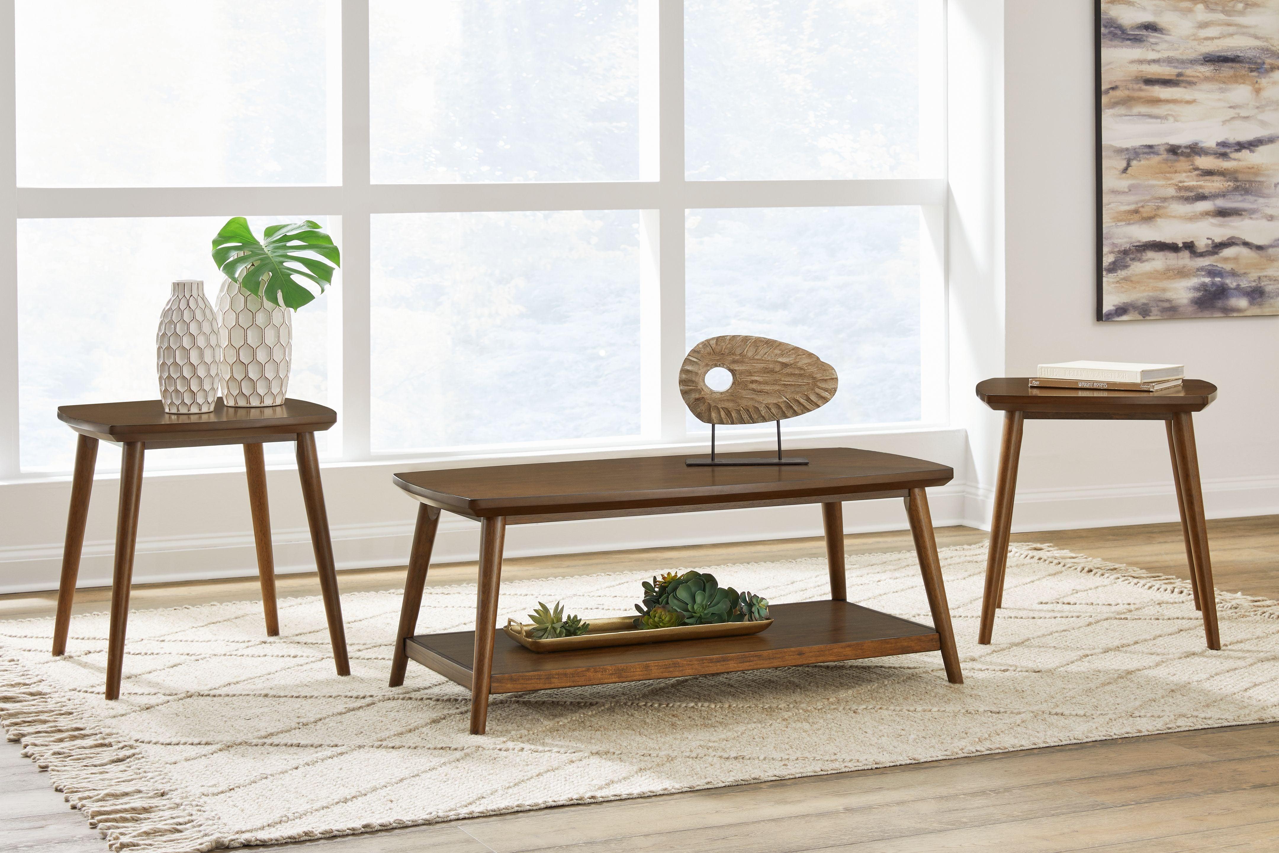 Signature Design by Ashley® - Lyncott - Brown - Occasional Table Set (Set of 3) - 5th Avenue Furniture