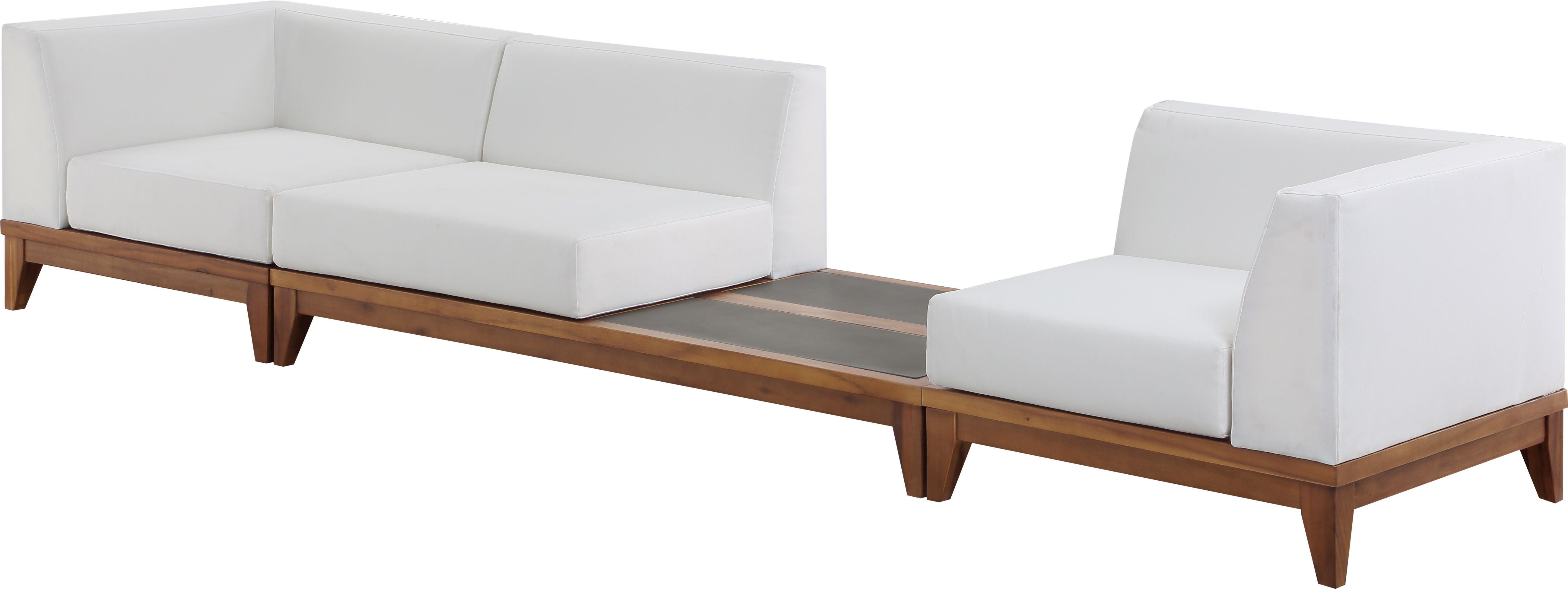 Meridian Furniture - Rio - Modular Sofa 3 Seats - Off White - 5th Avenue Furniture