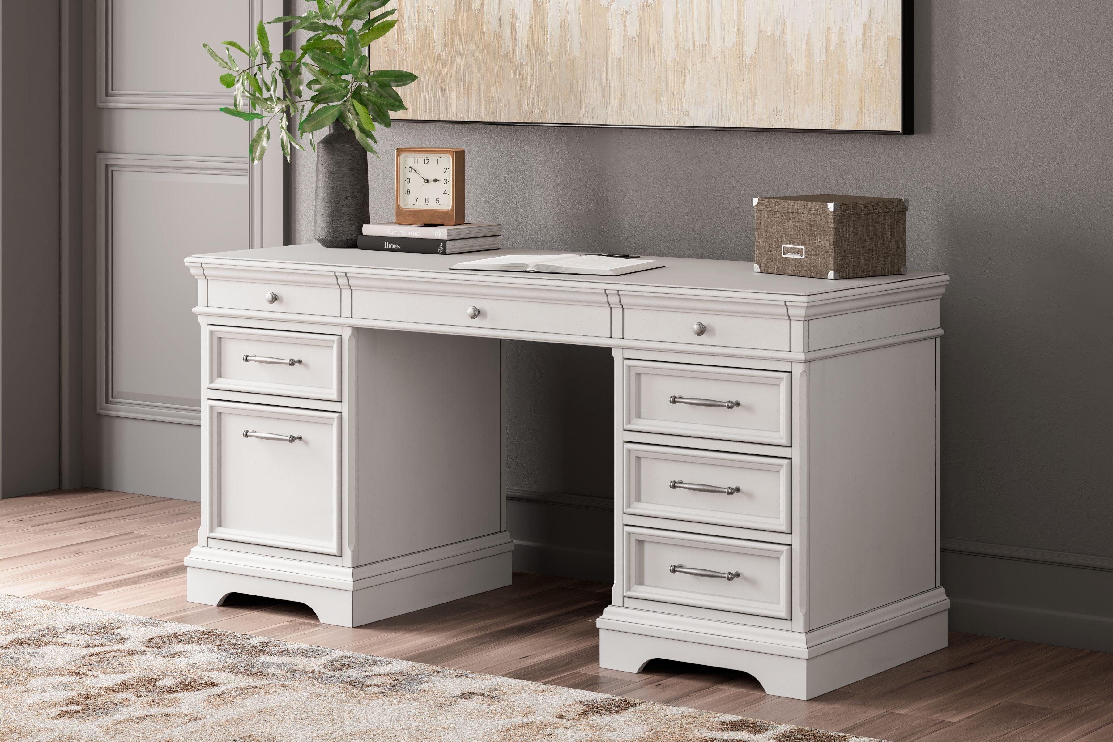Signature Design by Ashley® - Kanwyn - Whitewash - Credenza With Eight Drawers - 5th Avenue Furniture