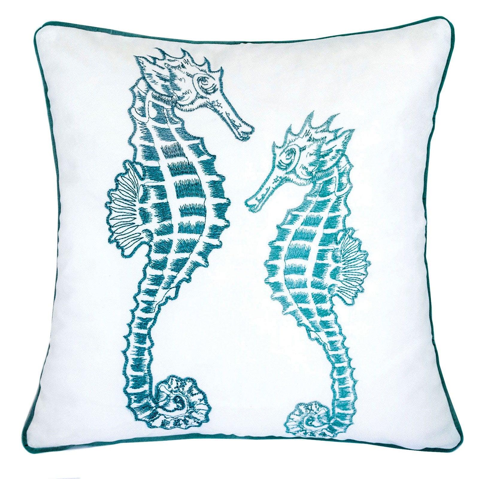 Furniture of America - Terrie - Pillow (Set of 2) - Teal - 5th Avenue Furniture