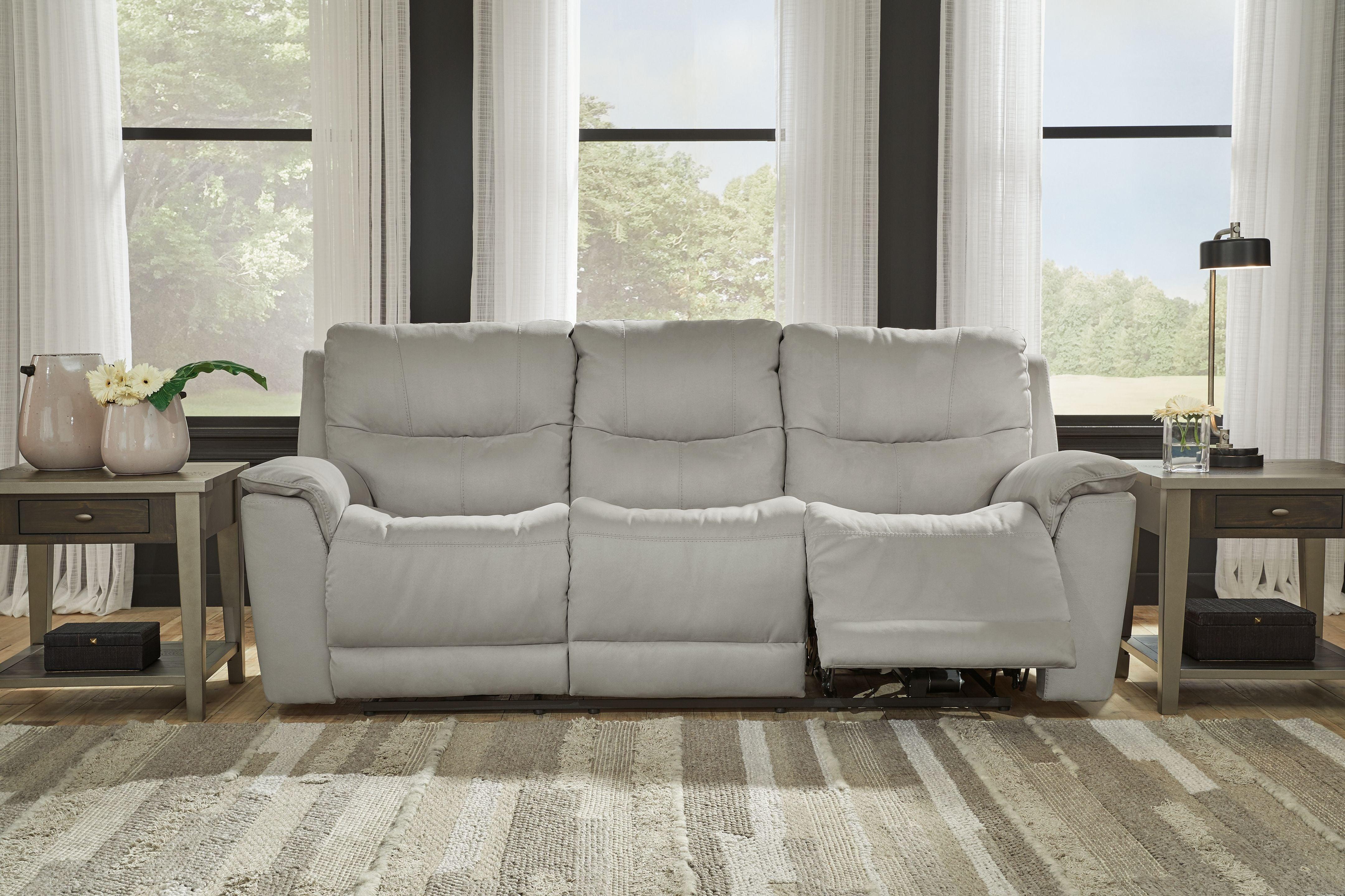 Signature Design by Ashley® - Next-Gen - Power Reclining Sofa With Adjustable Headrest - 5th Avenue Furniture
