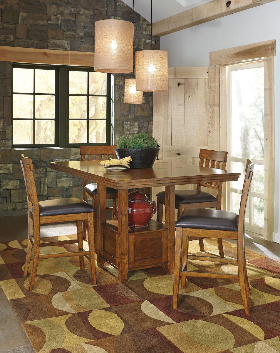 Signature Design by Ashley® - Ralene - Counter Height Dining Room Set - 5th Avenue Furniture
