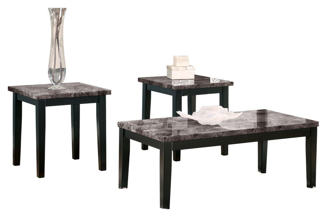 Ashley Furniture - Maysville - Black - Occasional Table Set (Set of 3) - 5th Avenue Furniture