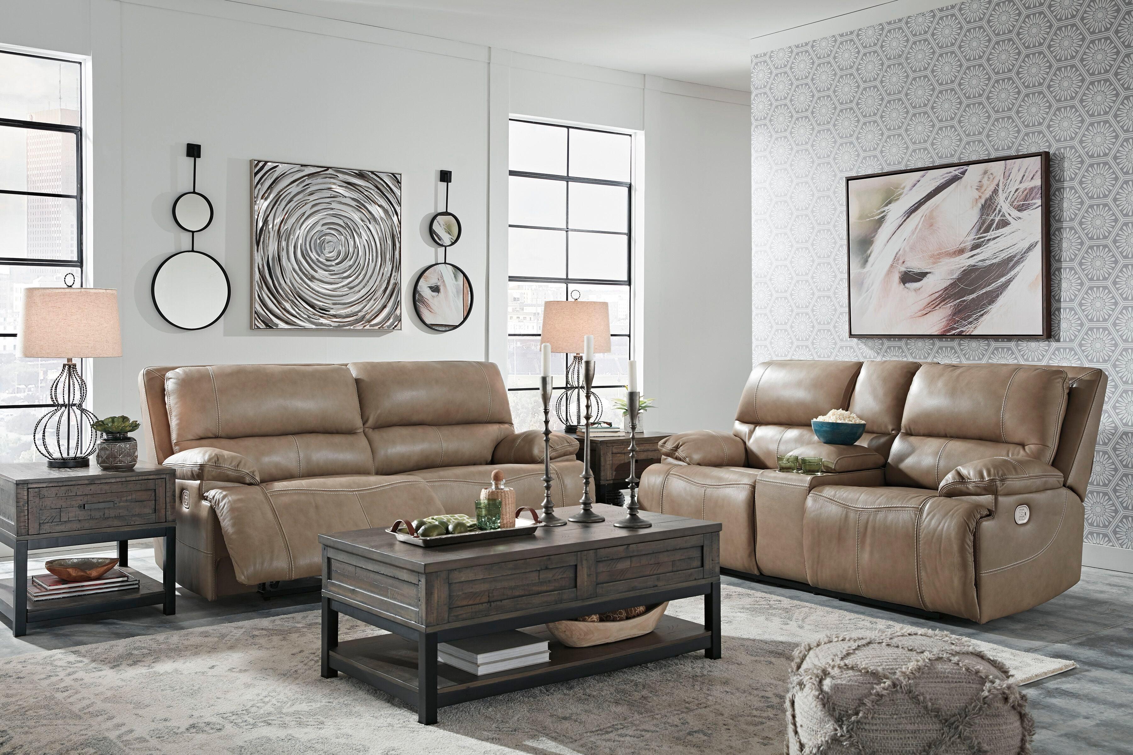Signature Design by Ashley® - Ricmen - Power Reclining Sectional - 5th Avenue Furniture
