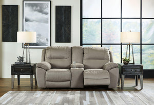Signature Design by Ashley® - Next-Gen Gaucho - Double Reclining Power Loveseat - 5th Avenue Furniture