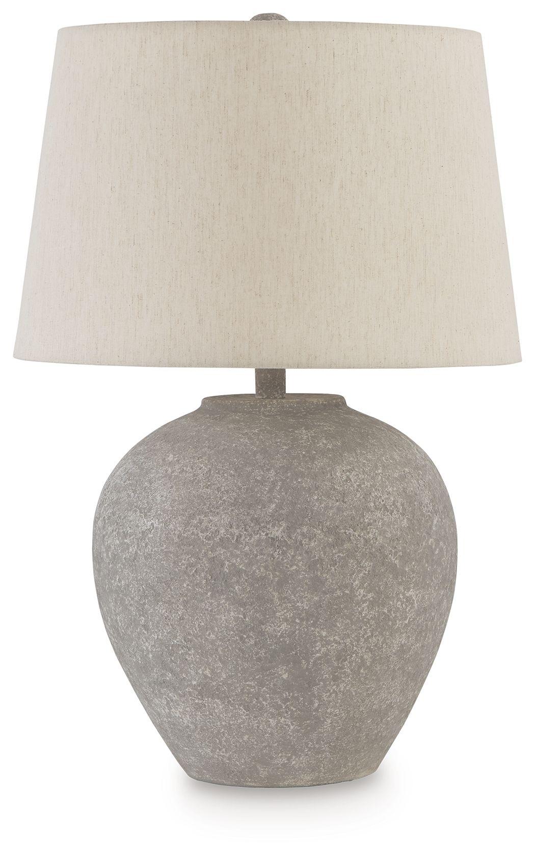Signature Design by Ashley® - Dreward - Distressed Gray - Paper Table Lamp - 5th Avenue Furniture
