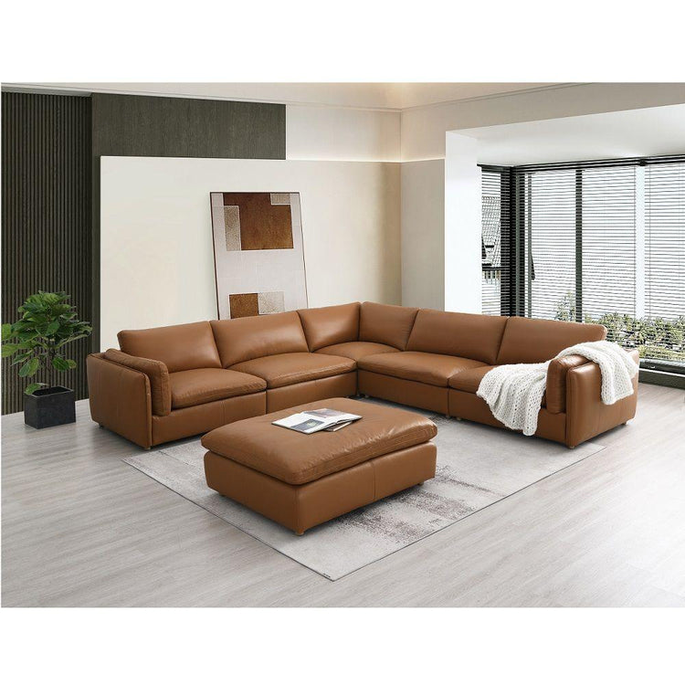 ACME - Brighton - Sectional Sofa - Brown - 5th Avenue Furniture