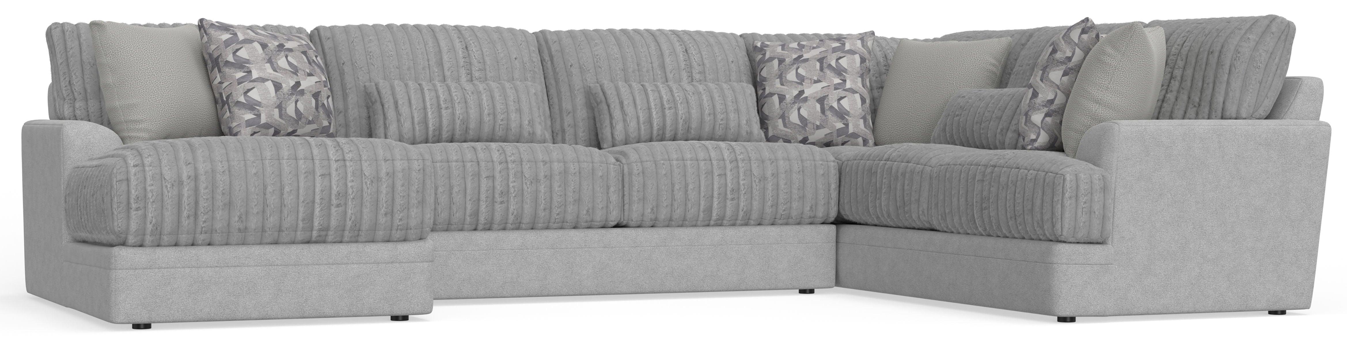 Jackson - Titan - Sectional With Comfort Coil Seating And Accent Pillows - 5th Avenue Furniture