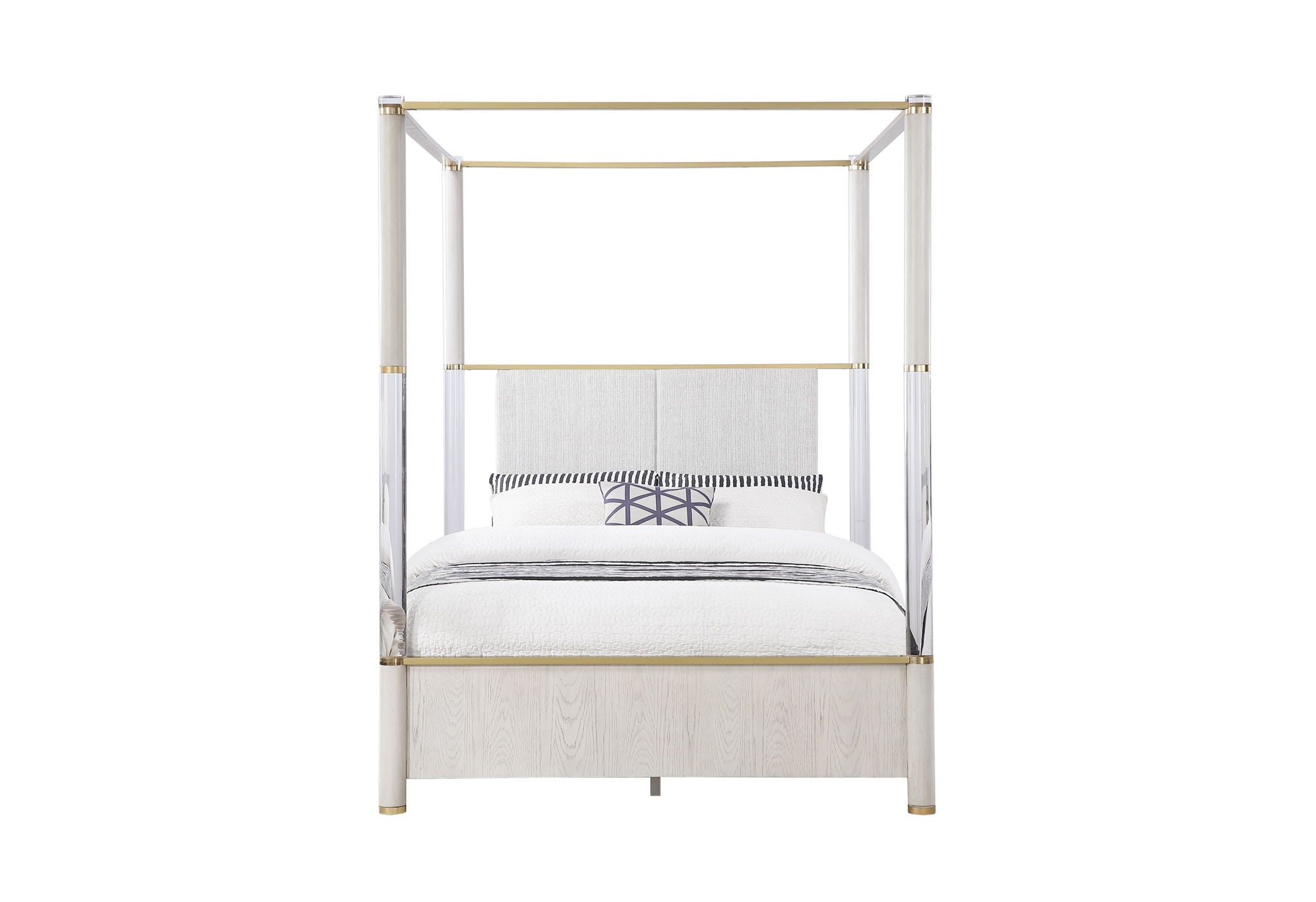 Malmo - Queen Poster Bed - Oak