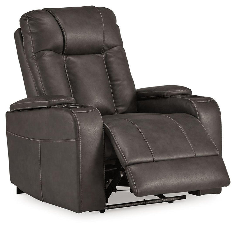 Signature Design by Ashley® - Feazada - Power Recliner With Adj Headrest - 5th Avenue Furniture