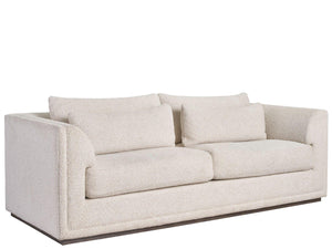 Universal Furniture - New Modern - Theo Sofa - White - 5th Avenue Furniture