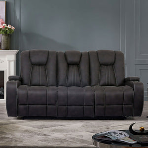 Furniture of America - Amirah - Sofa - Dark Gray - 5th Avenue Furniture