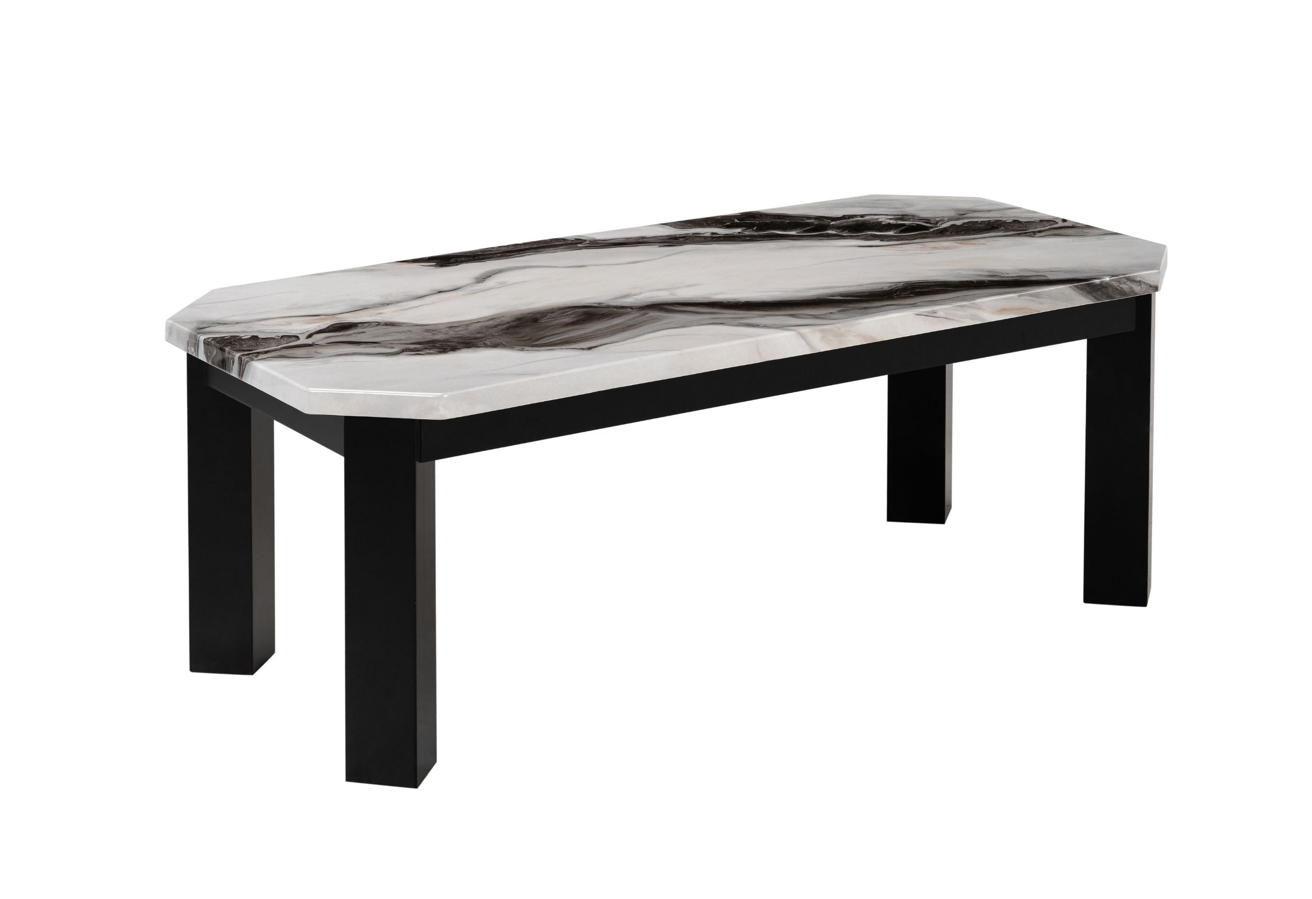 T06 - Coffee Table - Black / White