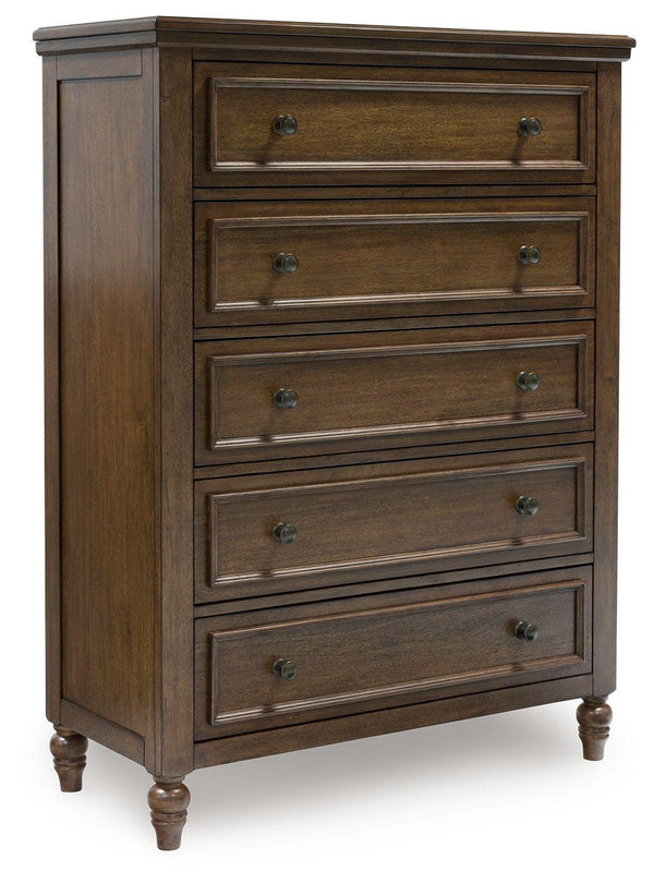 Benchcraft® - Sturlayne - Brown - Five Drawer Chest - 5th Avenue Furniture