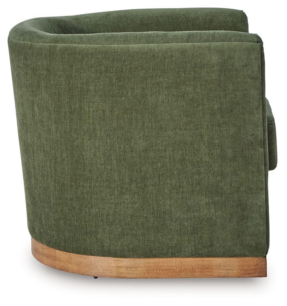 Signature Design by Ashley® - Jersonlow - Forest Green - Swivel Chair - 5th Avenue Furniture